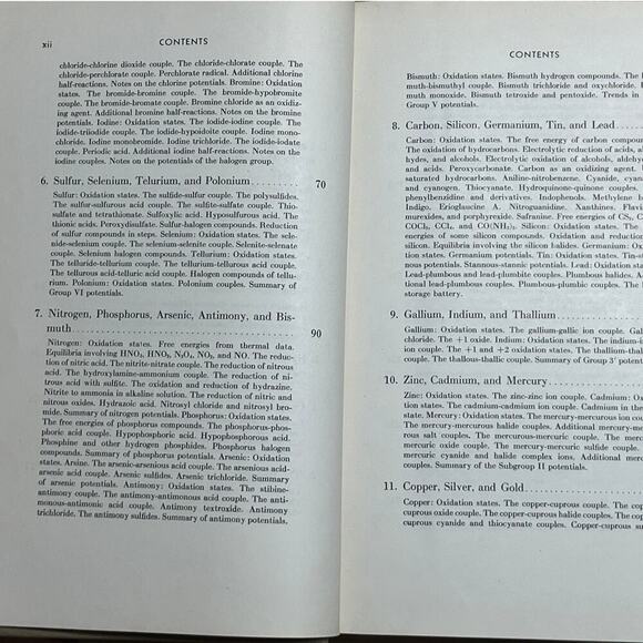 Oxidation Potentials - Second Edition - Wendell M. Latimer (1953) - Picture 3 of 10